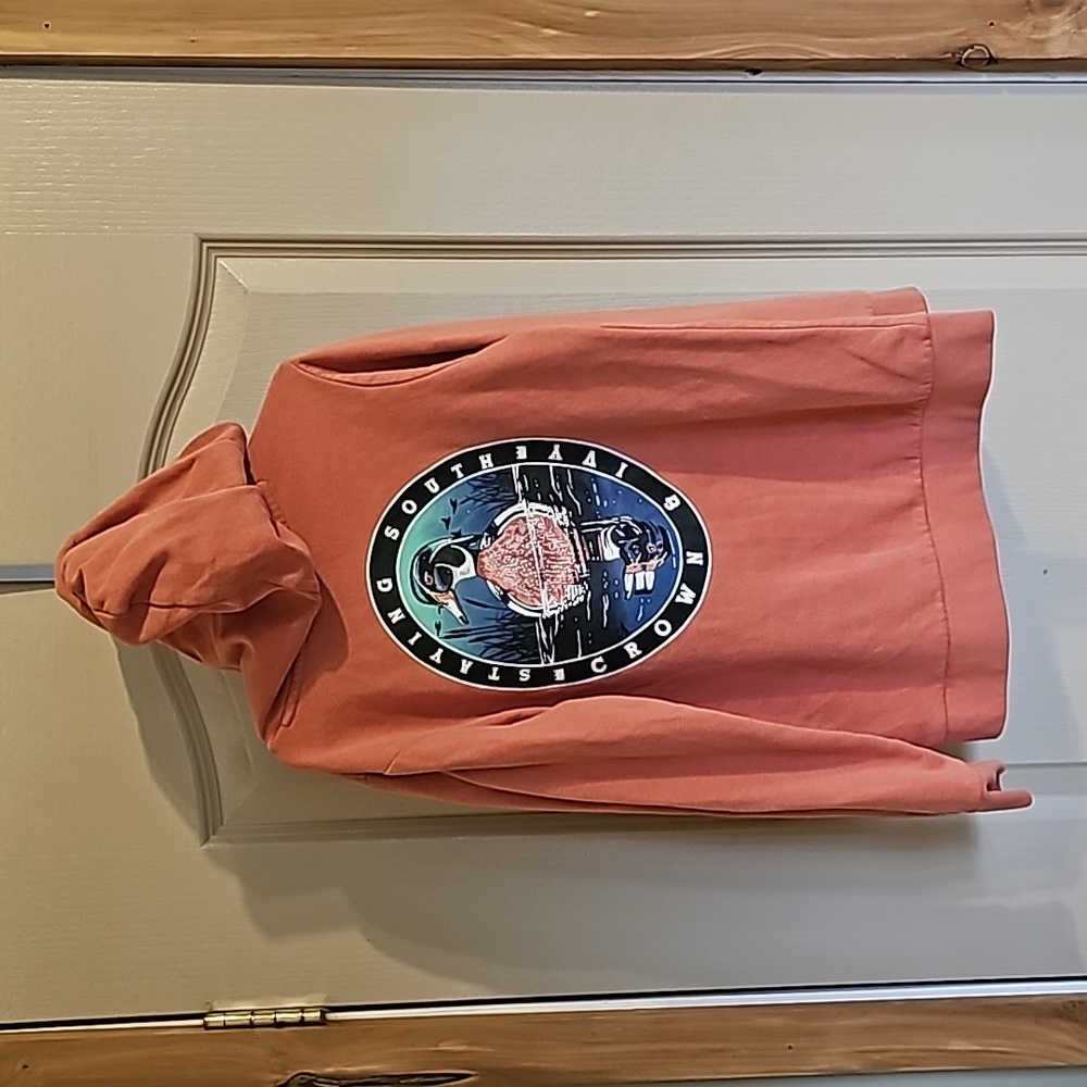 Crown & Ivy kids size small orange/peach hoodie - Picture 1 of 3